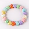 10Pcs Heart Shape Acrylic Loose Spacer Beads For Diy Jewelry Making Bracelet Necklace Keychains Accessories