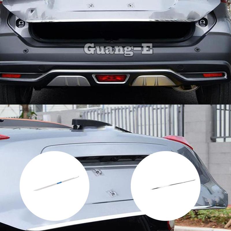Car Rear Door Trunk Lid Tailgate Strip Trim For Nissan Kicks 2017 2018 - Decoration Auto Exterior Accessories