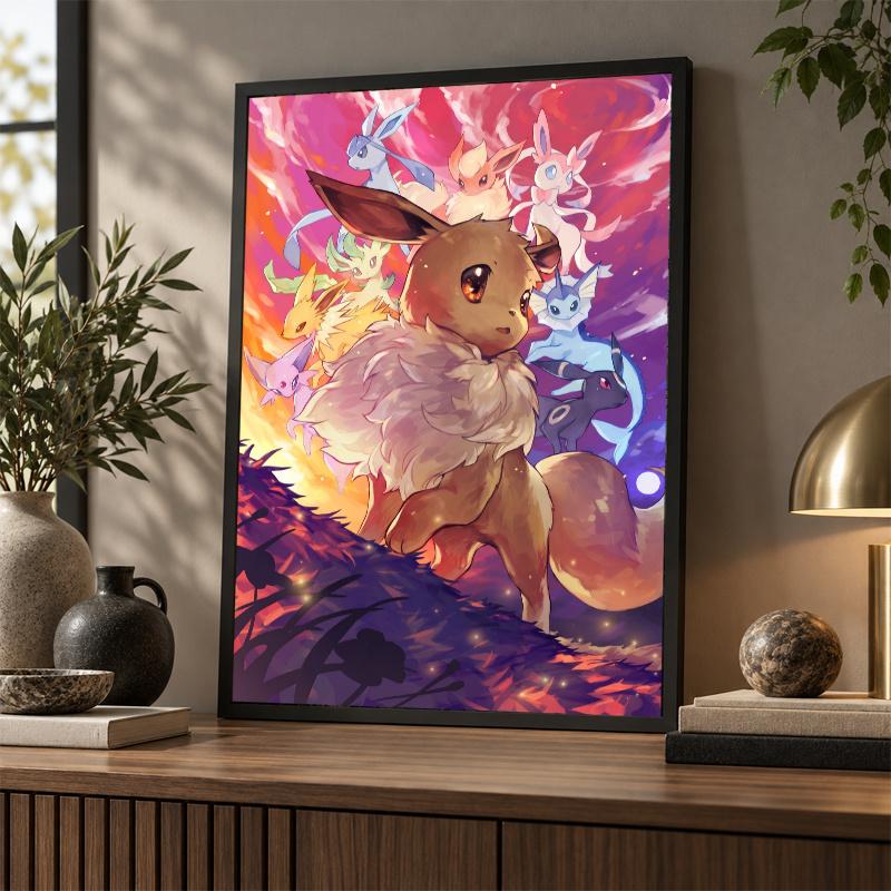 5D Diamond Painting Eevee DIY Full Drill Diamond Art Kit Home Decoration