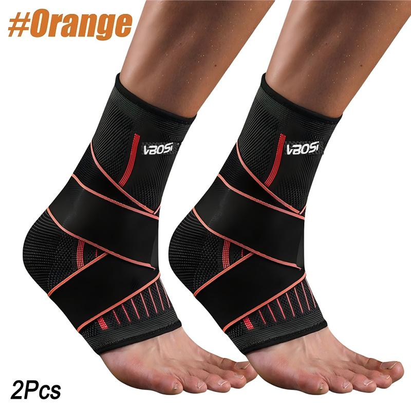 Durable And Safe Adjustable Elastic Ankle Brace Compression Sleeve Foot Support Stabilizer For Plantar Fasciitis Achilles Tendonitis Sports Sock