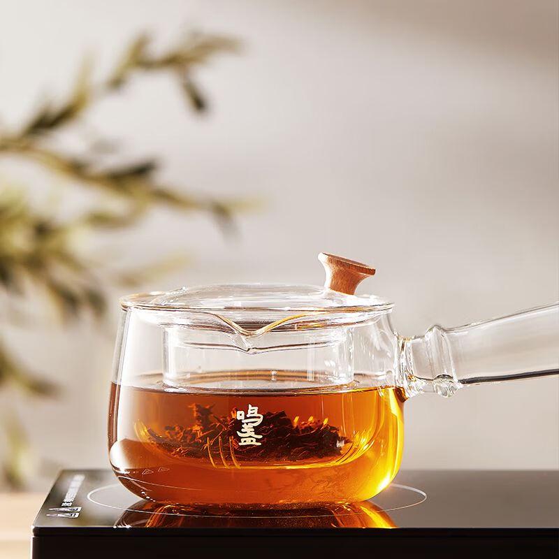 Mingzhan Glass Side-Handle Tea Pot