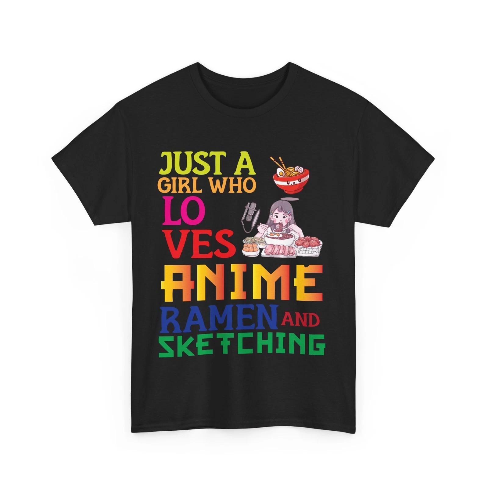 

Just a Girl who loves Anime Shirt | Japanese Anime Shirt | Otaku Style Graphic L