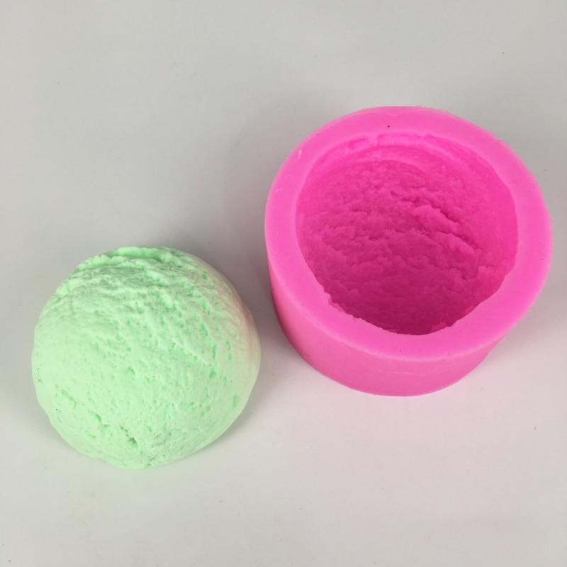 DIY Decorat Mucegai Gips Aromaterapie Pendent Matrite Inghetata Minge Lumanari Lumanari Mold Silicon Sapun Fondant