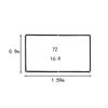 16:9 Projection Screen for Movie , Easy Setup White Curtain Outdoor And Indoor Use