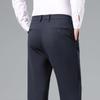 ROMON Men's Business Casual Straight Leg Trousers