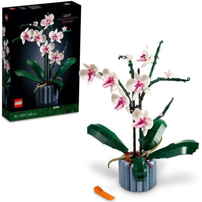 LEGO Icons 10311 L'Orchidée Plantes de Fleurs Artificielles d'Intérieur - Décoration de Maison - Botanicals