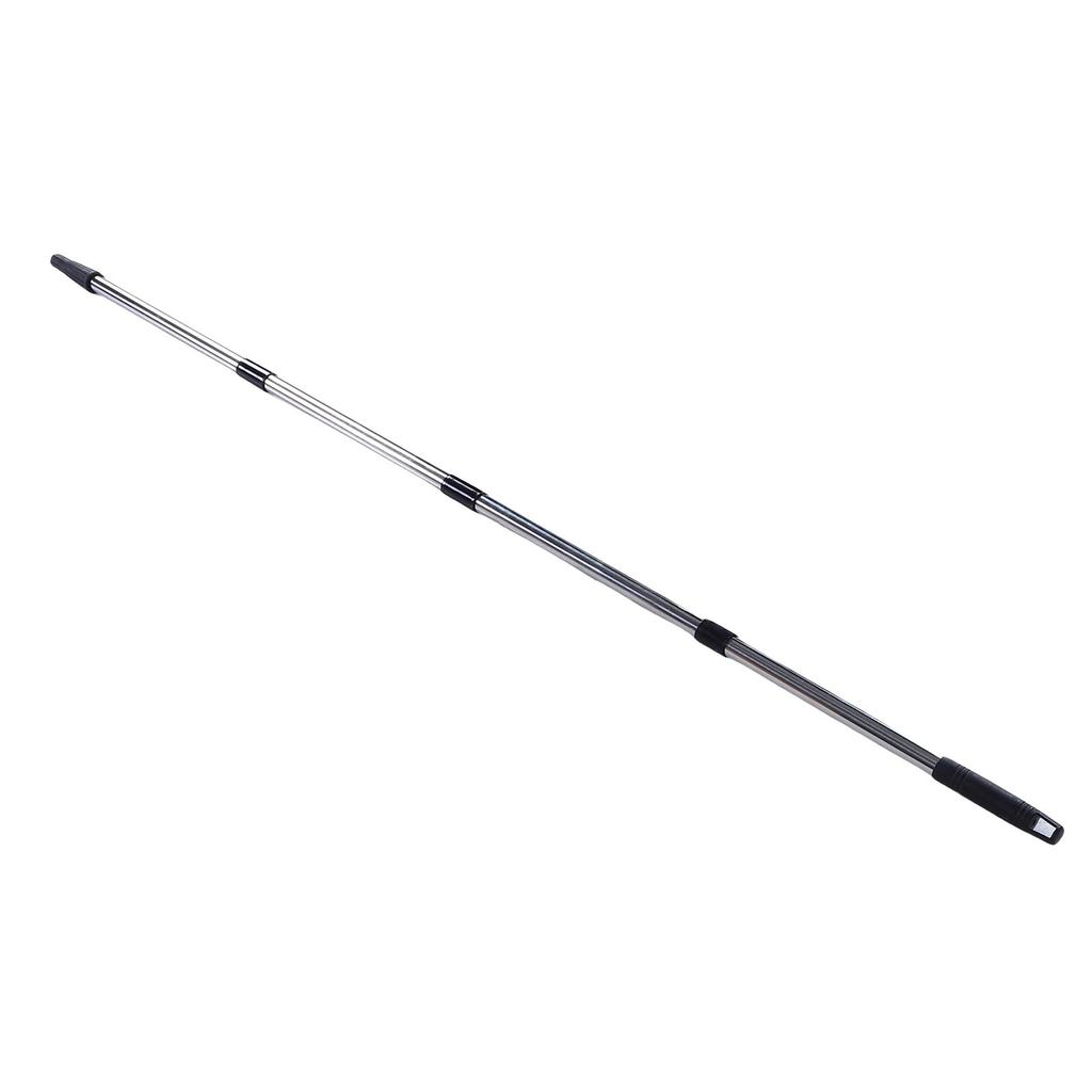 Paint Roller Extension Pole Stainless Steel 13.1FT 10 Segmented Detachable Pole with Tapered Adapter for Painting and Cleaning Tools