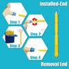 Hearing Aids Wax Guards Filters Aid Replacement Parts Supplies Cleaning Kit Easy-Open Blue Container Cleaning Tool