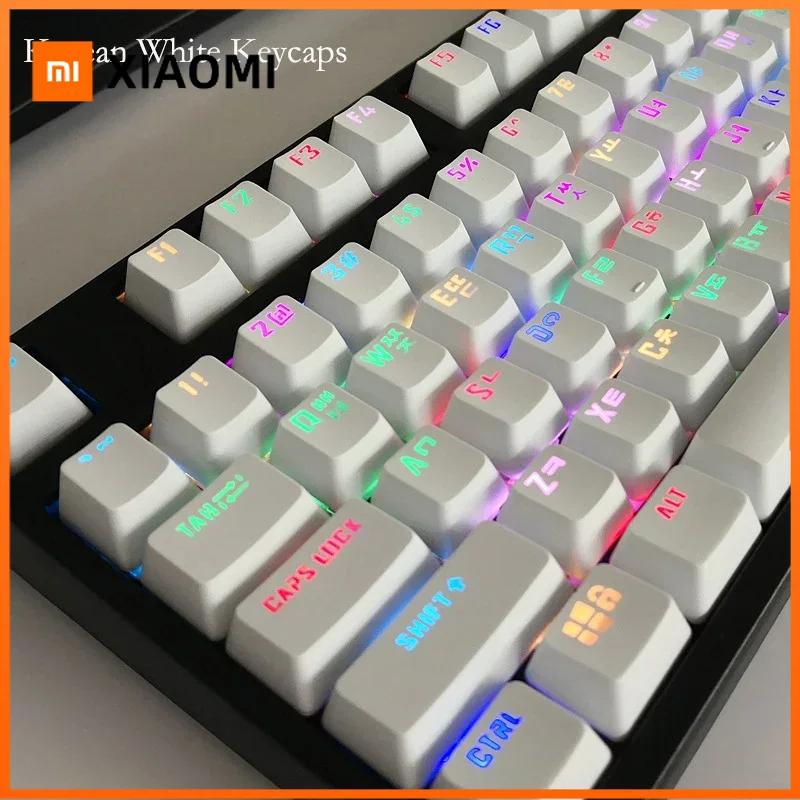 Xiaomi 104 Keys Russian Korean Backlit Keycaps For Mechanical Gaming Keyboard Cherry MX Switch OEM Profile ABS Keycap Gamer Custom DIY