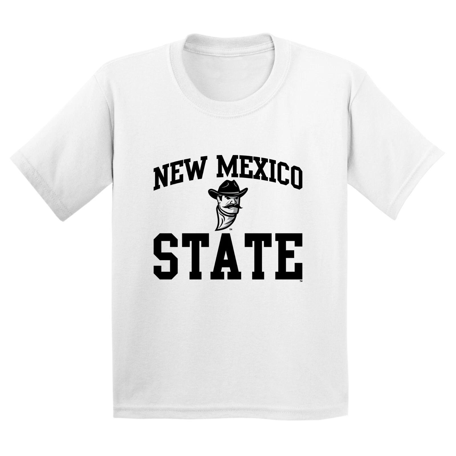 New Mexico State Aggies Arch Logo Youth T-Shirt - White M