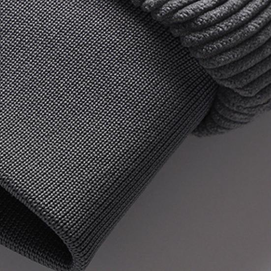 Men Cargo Jacket Solid Color Plush Lining Coldproof Autumn Winter Turndown Collar