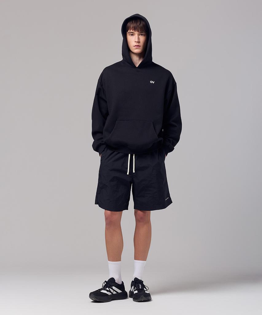 Ausdoeoboiseu Classic Logo Nylon Shorts (Black)
