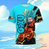 Anime Dragon Ball Son Goku 3D Print Dzieci T-shirt Letnia moda Casual T-shirt Chłopiec Dziewczyna Unisex Dziecięca odzież T-shirt Topy