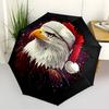 1pc Eagle Christmas Automatic Open/Close Umbrella Compact Folding Umbrella, All-Season Portable Umbrella for Women/Men F1124170