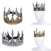 Halloween Crown Soft PU Crown Antique Tiara-Headband King Crown for-Cosplay Prom