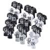 Fotbalový dres NFL Raiders 2 JEANTY 98 CROSBY Vyšívaná sportovní uniforma
