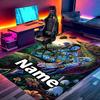 Custom Name Personalized Avatar Print Carpet, Versatile Home Decor Rug, for Playroom, Apartment, Balcony, Entryway, Hallway Gift