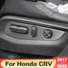For Honda CR-V crv 2017 2018    2022 Car Seat Adjustment Switch Knob Panel Trim Covers Interior Moulding Accessories