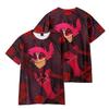 Hazbin Hotel Anime Women Men's T-shirts Graphic Shirt Cartoon Printed O-Neck Oversized Short Sleeves Fashion Mens Clothing Streetwear