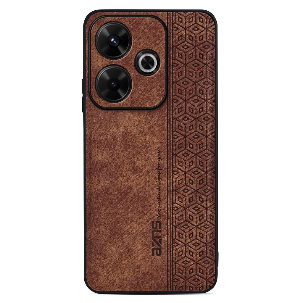 AZNS For Xiaomi Redmi 13 5G/13 4G/Note 13R 5G Case Non-Slip Leather+TPU Phone Cover