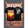 T-shirt in cotone con stampa Nuclear Assault Game Over Retro Hip-Hop Rock Band Manica corta Casual Versatile T-shirt da uomo e da donna