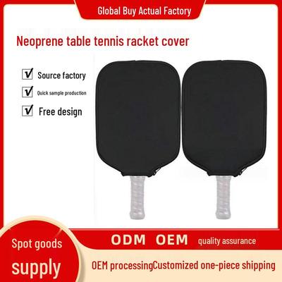 Custodia Impermeabile in Neoprene per Racchetta da Pickleball con Cerniera - Protezione Spessa e Anti-Caduta