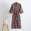Pure Cotton Double Layer Gauze Bathrobe - Class A Spring/Summer, Thin, Water-Absorbent, Quick-Drying Yukata for Couples