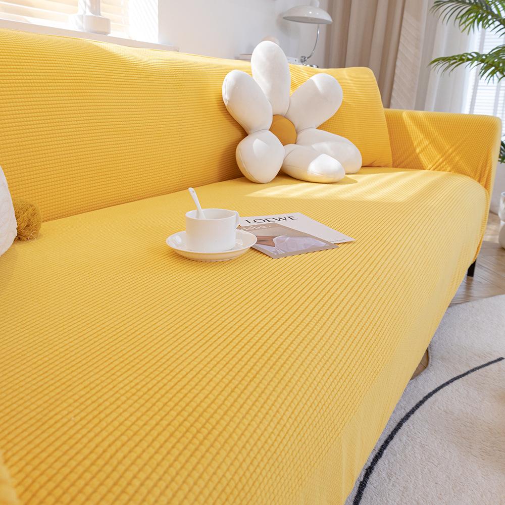 New All Season Elastic Cover with Corn Down Sofa Cover for Lazy People  Anti Cat Scratch