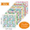 12 Sheets/Pack Easter Series High-Value Rabbit Egg Material Paper Decoration Diy