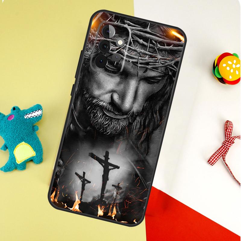 Christian Jesus For Samsung Galaxy A54 A34 A14 A55 A35 A15 A53 A33 A13 A05 A06 A16 A22 A32 A52 Phone Case