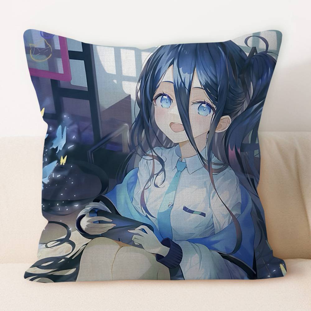 

New Blue Archive Anime Pillow Case Pillowcase Ultra Soft Skin Friendly Fabric Cloud Like Comfort 12x12Inch