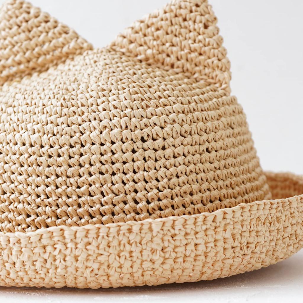 Raw Wool Itohenlab Knitting Kit #9-8 Kids' Cat Ear Hat