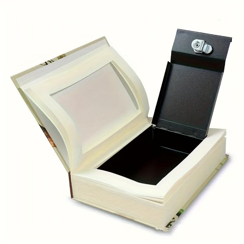 1pcs Creative Book Safe Box with Password Lock - Hidden Storage for Cash/Jewelry/Documents Sturdy Steel Construction