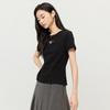 Fashionable and simple round neck letter printed short sleeved T-shirt