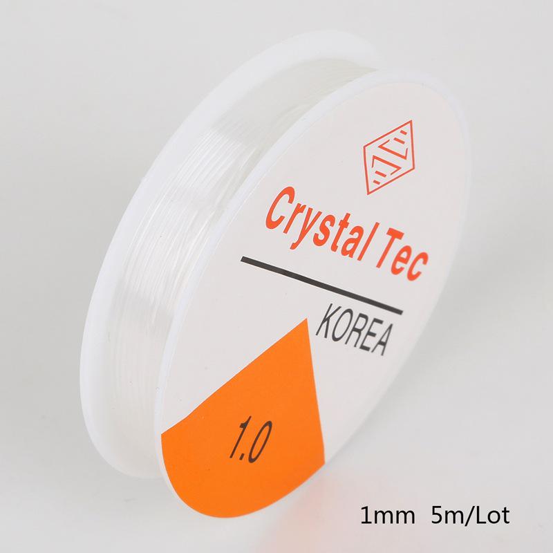 

Прозрачная белая эластичная хрустальная леска для бисерных украшений своими руками и бусины Будды