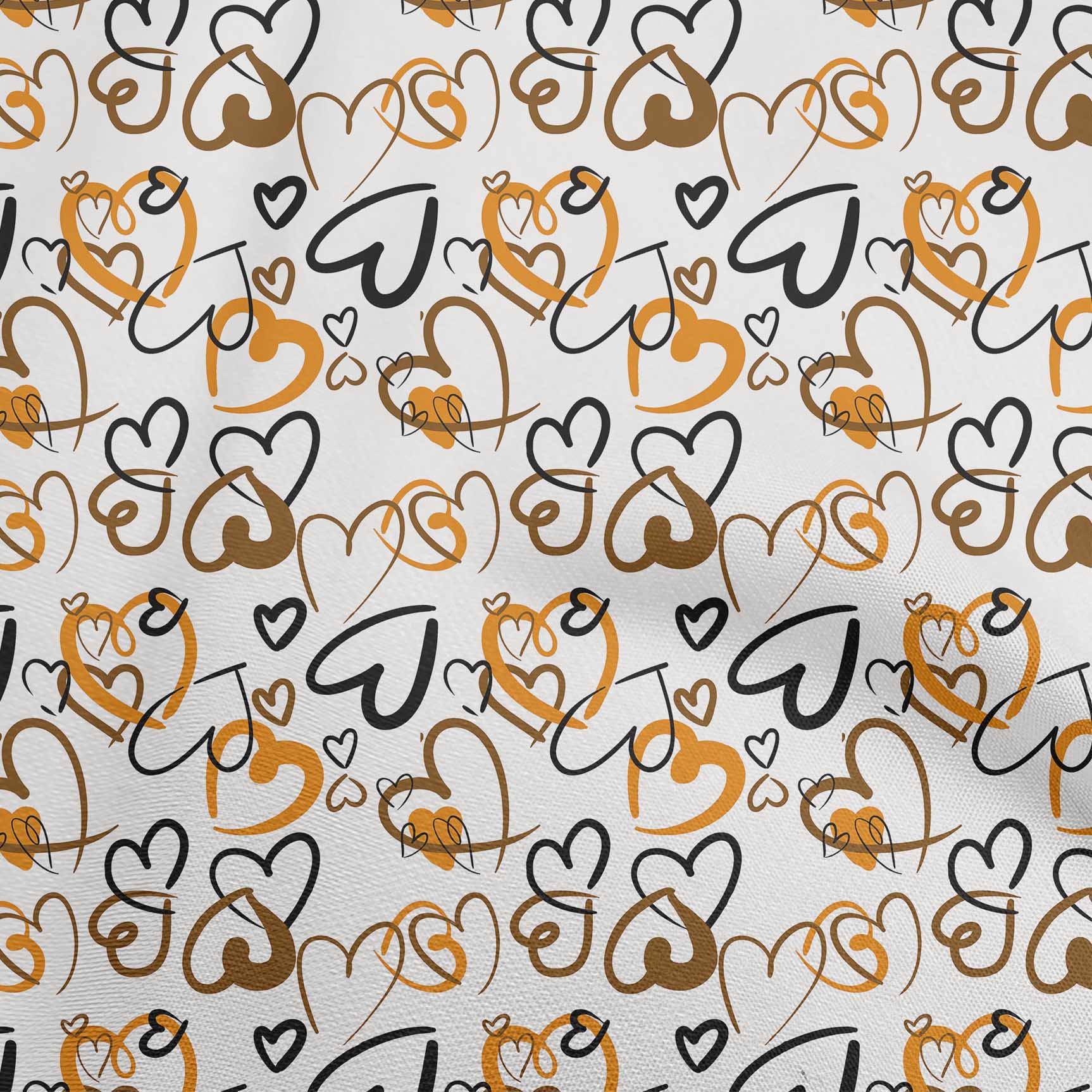 

OneOone Cotton Flex Green Fabric День Святого Валентина Серце Одяг своїми руками Тканина для стьобання Тканина з принтом 40 дюймів 42 Inch Wide - Viscose Chiffon помаранчевий