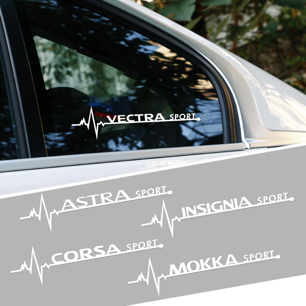 Car Side Window Reflective Decor Sticker Decal Accessories For Opel Astra H G J Insignia Mokka Zafira Corsa Vectra C D Antara