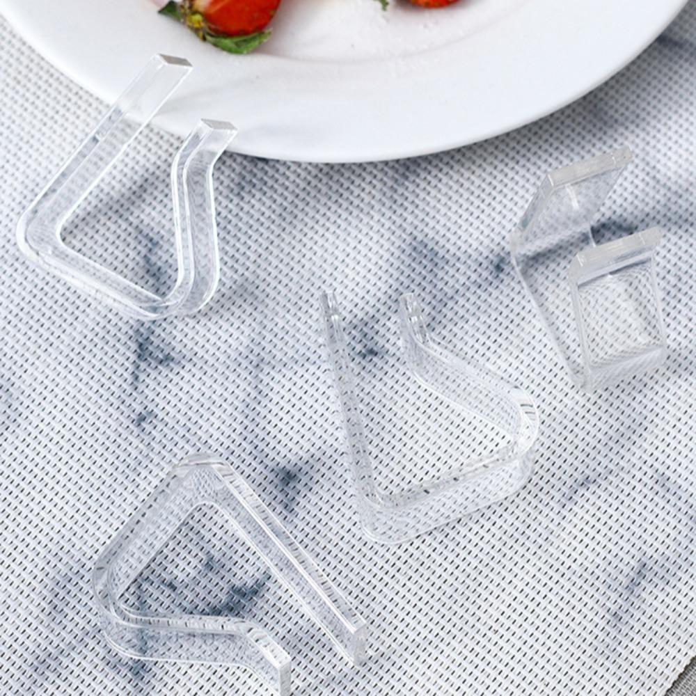 4pcs Multi-function Cloth Clamps Plastic Tablecloth Holder New Tablecloth Clip  Household