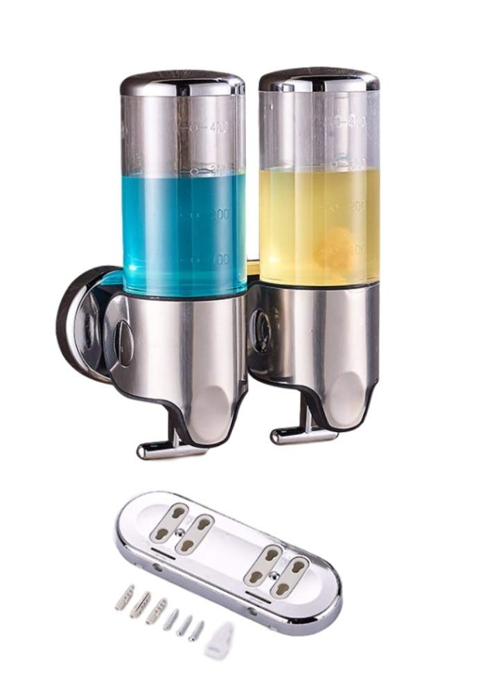 

Soap Dispenser Wall Mounted for Wall Mount Manual [FUPUTWO] Bath, Kitchen, Bathroom, Pump, (1000ml)