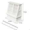 Dollhouse Bakery Cake Cabinet, 1:12 Scale Miniature Furniture Accessories Decoration