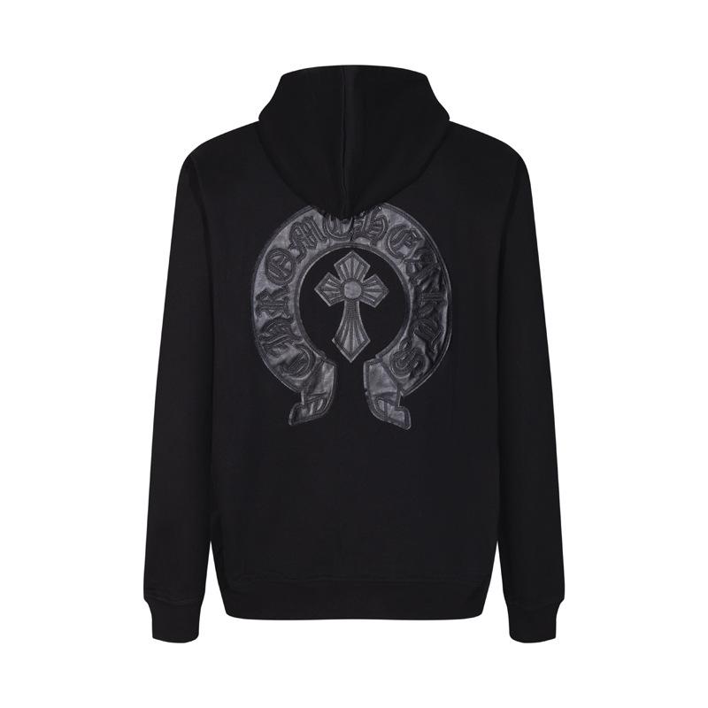 Chrome Heart Pure Cotton Terry Zip-Up Hoodie with Hood