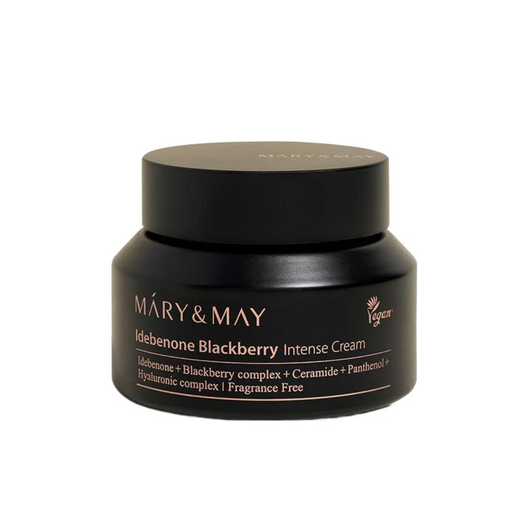 Mary&May Vegan Idebenone Blackberry Intense Cream 70g (Deep Moisturizing & Barrier Support Face Cream)