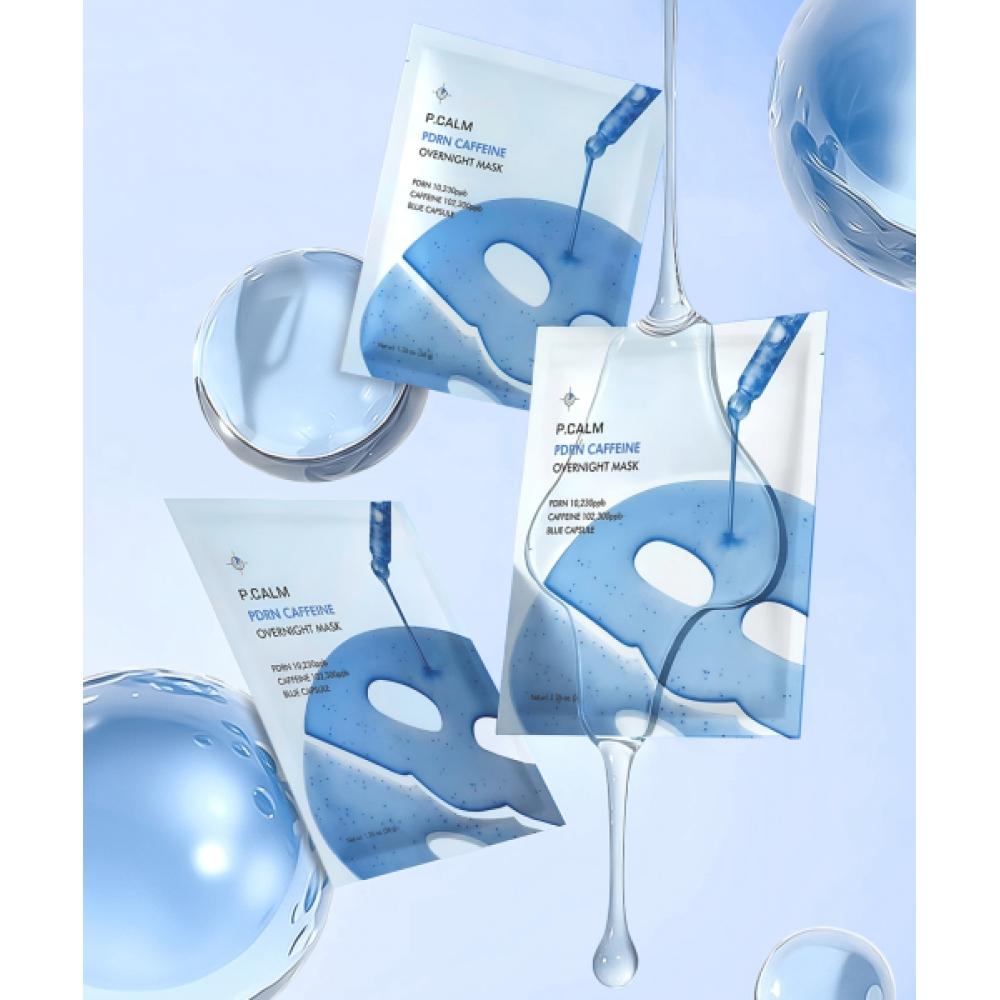 Pcalm Pdrn Caffeine Overnight Mask 1box Pack Of 4 NONE