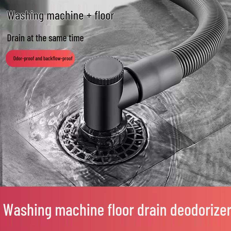 Three-Way Anti-Odor Drain Connector for Washing Machine & Dryer