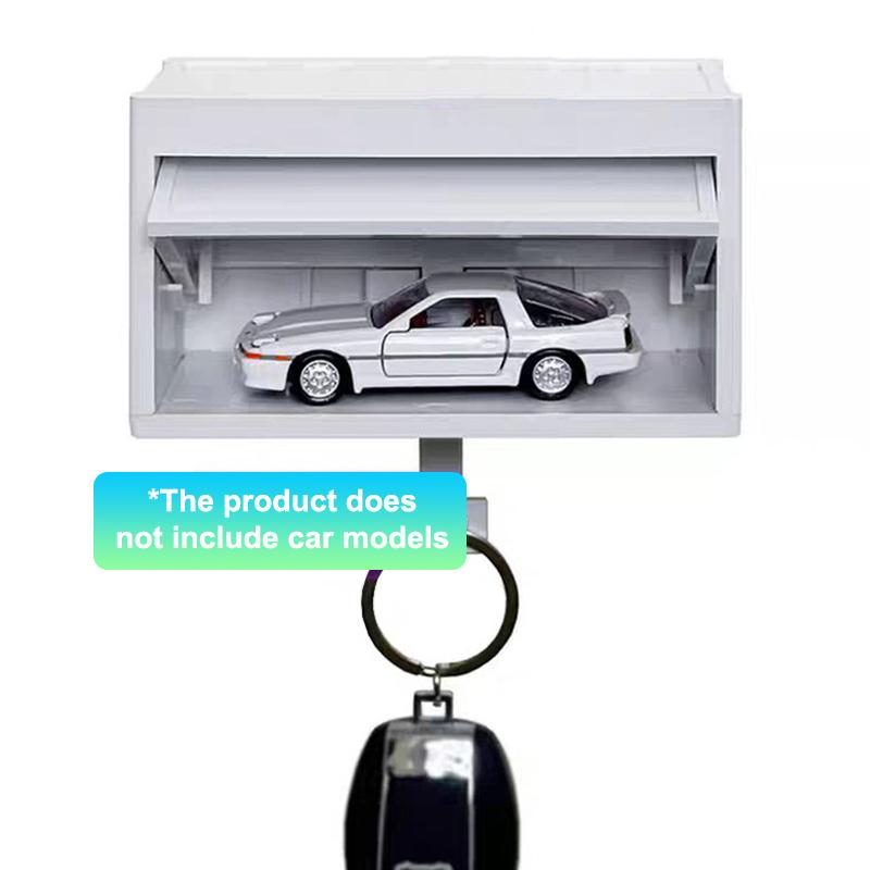 Porta-Chaves de Garagem de Carro com Porta que Abre Chaveiro de Garagem Divertido Pendurado na Parede Porta-Chaves de Carro Fácil Instalação Decoração de Parede