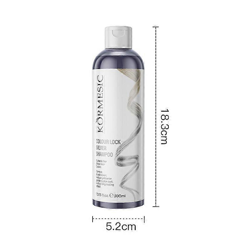 Purple Hair Shampoo, Toning Purple Shampoo for Purple Hair for Blonde Platinum and Gray Hair Hair Color Treated, Yellow Tones, Reduce Brassiness 300ml