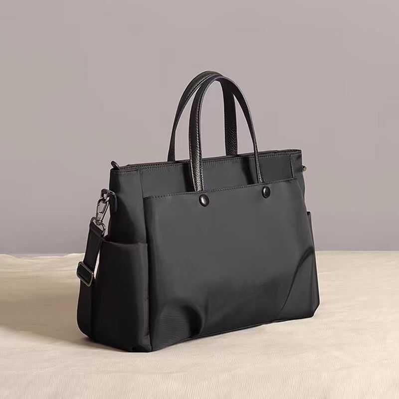 

1pcs Simple and lightweight women s laptop, shock resistant handheld, thick office worker briefcase
