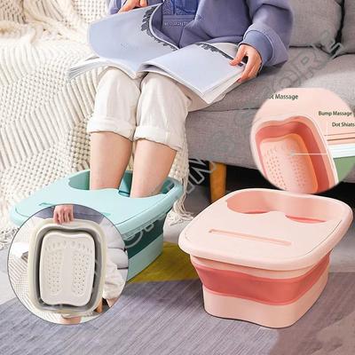 Składane wiadro do masażu stóp Wiadro do namaczania Składana umywalka Spa Wiadro do kąpieli stóp Domowa wanna do sauny Pedicure Wanna