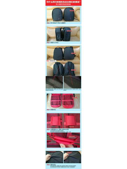 Wasserdichter Outdoor-DSLR-Kamera-Rucksack für die Fotografie