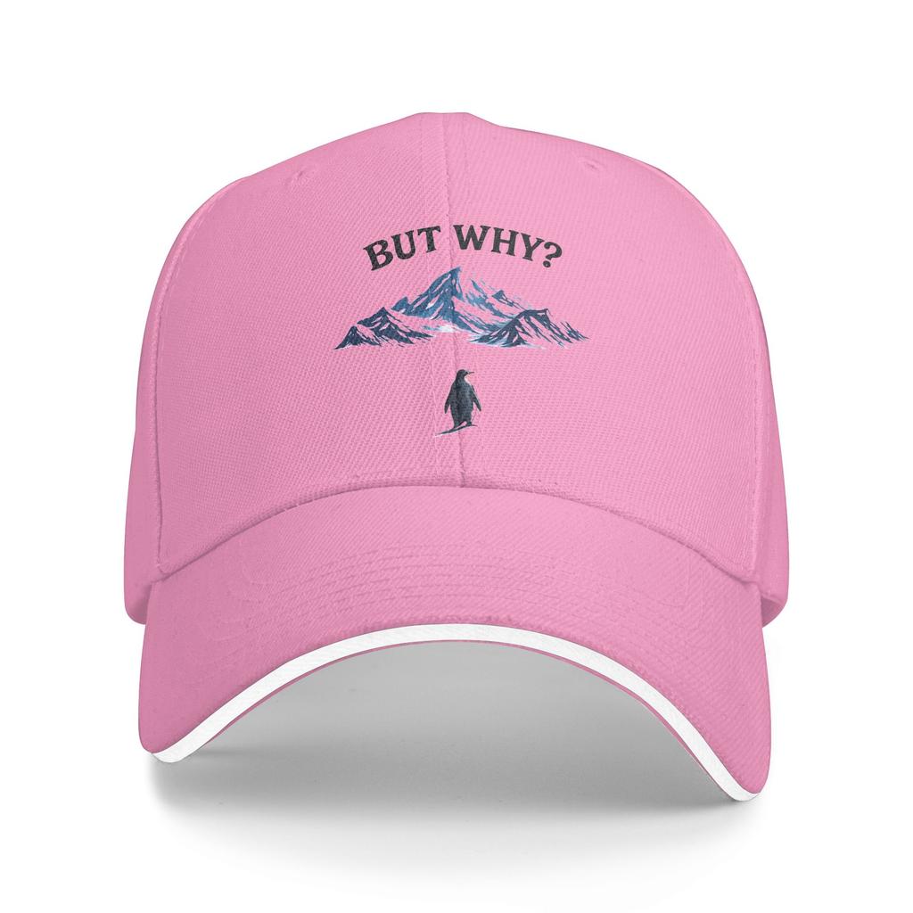 Nihilist Penguin But Why Baseball Cap Arctic Snow Kpop Rock Hot Sale Trucker Hat Men Women Vintage Design Baseball Caps